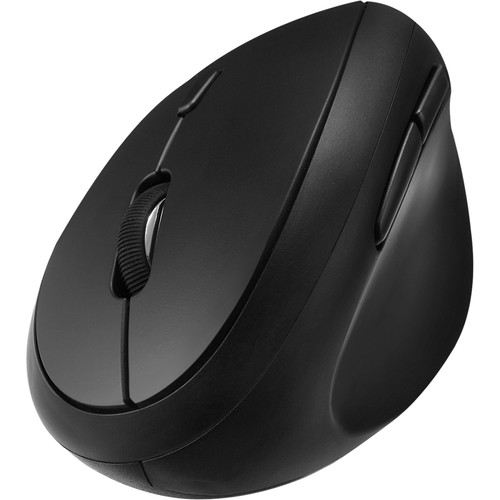 Adesso iMouse V10 - Wireless Vertical Ergonomic Mini Mouse - Optical - Wireless - Radio Frequency - Black - USB - 1600 dpi - Scroll - (Fleet Network)