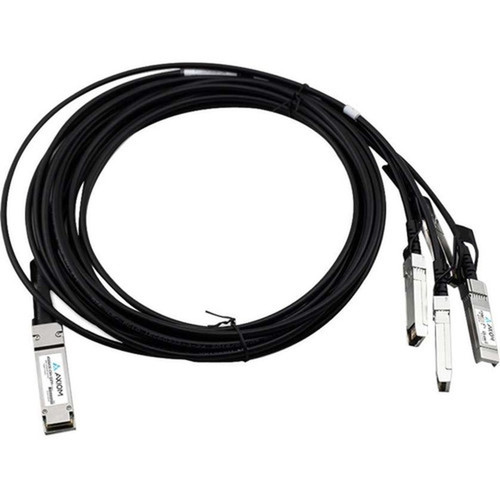 Axiom Twinaxial Network Cable - 131 ft Twinaxial Network Cable for Network Device - First End 1 x QSFP Male Network - Second End 4 CAB-Q-S-4M-AX