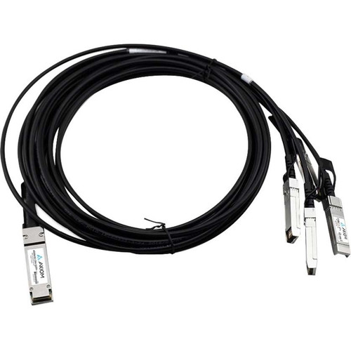 Axiom Twinaxial Network Cable - 6.6 ft Twinaxial Network Cable for Network Device - First End: 1 x QSFP28 Male Network - Second End: 4 (Fleet Network)