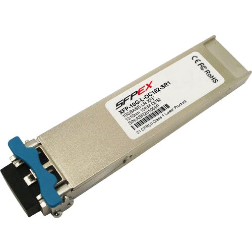 Juniper XFP Optical Transceiver - For Data Networking - 1 LC 10GBase-LR - Optical Fiber - 1300 nm - Single-mode - 10 Gigabit Ethernet (Fleet Network)