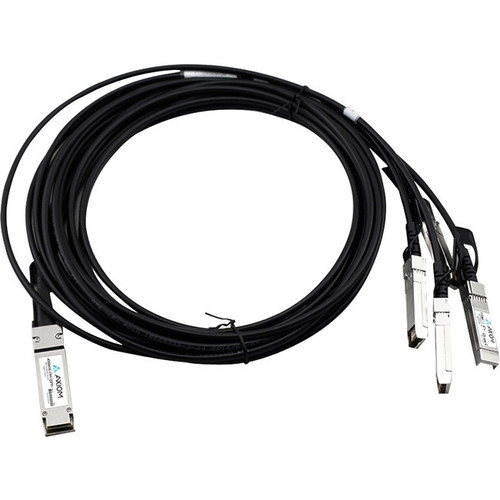 Cisco Network Splitter Cable Adapter - 16.4 ft Network Cable for Network Device - First End: 1 x QSFP+ - Second End: 4 x SFP+ - Cable (Fleet Network)