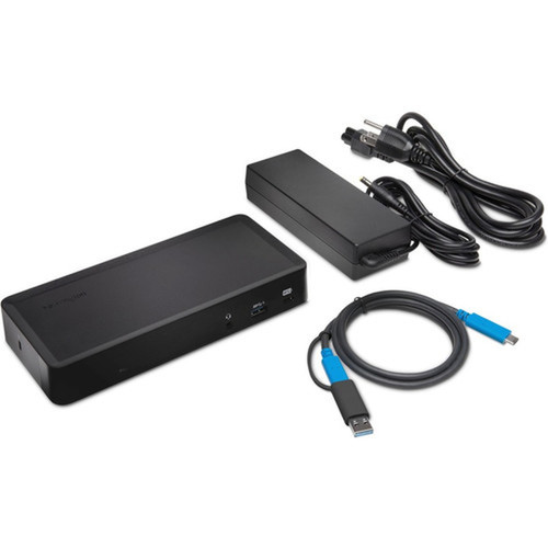 Kensington SD4700P USB-C Dock - for NotebookTabletSmartphone - 135 W - USB Type C - 6 x USB Ports - 5 x USB 30 - Network RJ-45 - K38240NA