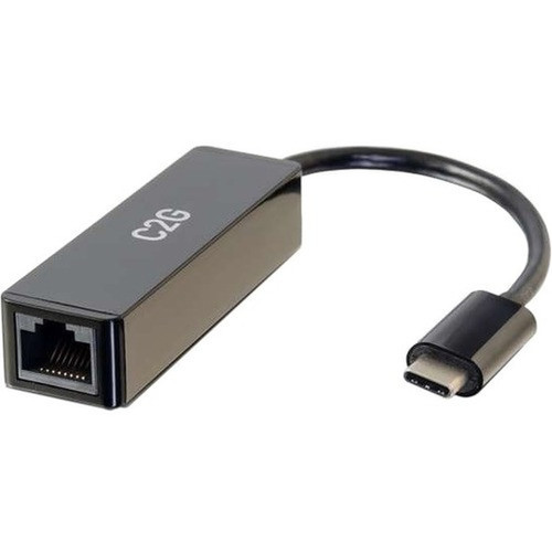 C2G USB-C to Ethernet Network Adapter - USB 30 Type C - 1 Ports - 1 - Twisted Pair 29826