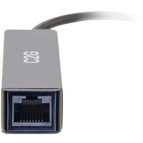 C2G USB-C to Ethernet Network Adapter - USB 30 Type C - 1 Ports - 1 - Twisted Pair 29826
