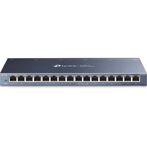 TP-LINK 16-Port Gigabit Desktop Switch - 16 Ports - 2 Layer Supported - Twisted Pair - Desktop Wall Mountable TL-SG116