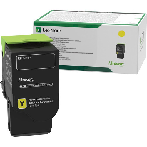 Lexmark Toner Cartridge - Yellow - Laser - High Yield - 2300 Pages (Fleet Network)