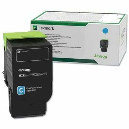 Lexmark Original Extra High Yield Laser Toner Cartridge - Cyan - 1 Each - 3500 Pages (Fleet Network)