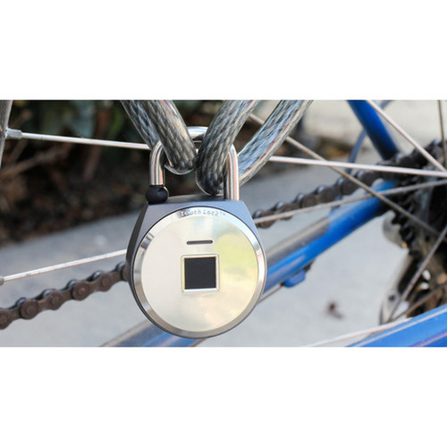 Aluratek Bio-Key TouchLock XL All Weather Keyless Bio-Lock with Fingerprint Recognition - Touchscreen ATL01F