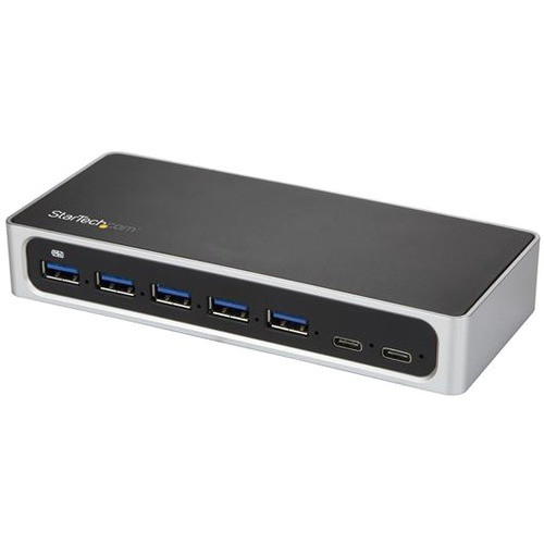 StarTech.com 7 Port USB C Hub - USB-C to 5x USB-A and 2x USB-C - USB 3.0 - 7 port USB Hub - USB C to USB A Hub - Powered USB Hub - USB (Fleet Network)