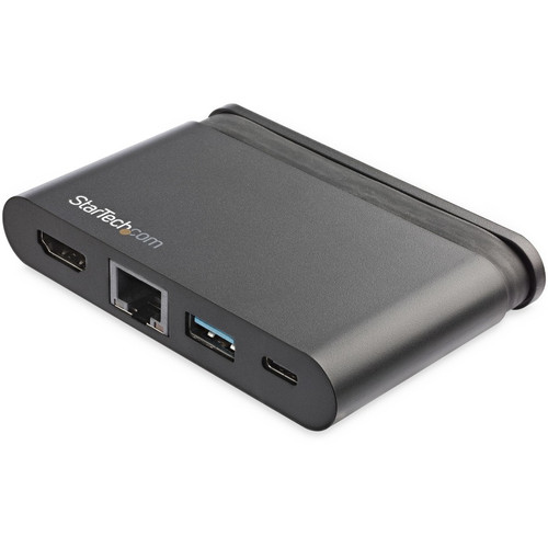 StarTech.com USB C Multiport Adapter with HDMI - 4K - Mac / Windows - 1xA + 1xC - 100W PD 3.0 (92W Laptop Charging - GbE - Wraparound (Fleet Network)