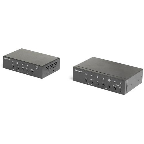 StarTech.com Multi-Input HDBaseT Extender Kit with Built-In Switch and Video Scaler - DisplayPort HDMI and VGA Over CAT6 or CAT5 - to (Fleet Network)