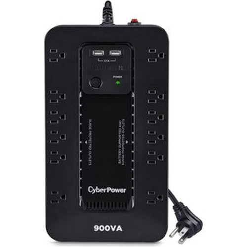 CyberPower Standby ST900U 900VA Compact UPS - Compact - 8 Hour Recharge - 2 Minute Stand-by - 120 V AC Input - 120 V AC Output - 12 x ST900U