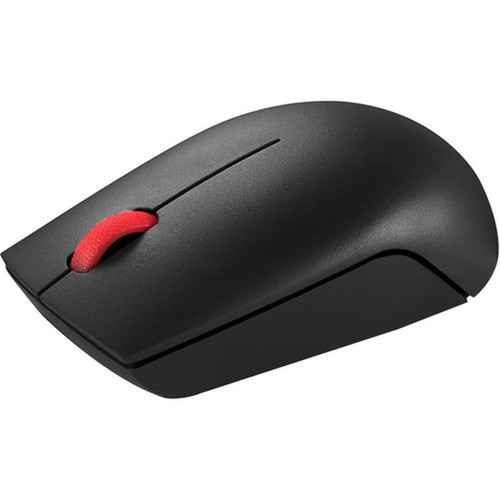 Lenovo Essential Compact Wireless Mouse - Optical - Radio Frequency - Black - USB - 1000 dpi 4Y50R20864