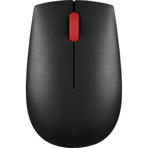 Lenovo Essential Compact Wireless Mouse - Optical - Radio Frequency - Black - USB - 1000 dpi 4Y50R20864