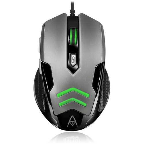 Adesso Multi-Color 6-Button Gaming Mouse - Optical - Cable - Multicolor - USB - 3200 dpi - Scroll Wheel - 6 Buttons IMOUSE X1