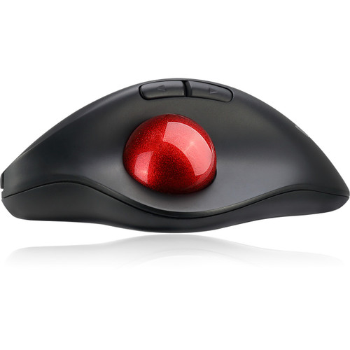 Adesso iMouse T30 - Wireless Programmable Ergonomic Trackball Mouse - Wireless - Radio Frequency - Trackball - 4 Buttons iMouse T30
