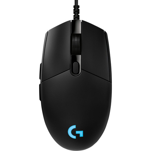 Logitech Pro Gaming Mouse - Optical - Cable - Black - USB - 16000 dpi - Scroll Wheel - 6 Button(s) (Fleet Network)