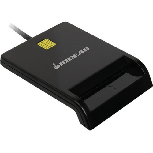 IOGEAR GSR212 Smart Card Reader - Contact - CableUSB 20 Black GSR212