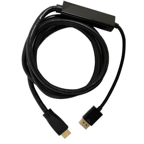 10ft DisplayPort Male to HDMI Male Cable with Audio, 4K*2K 60Hz, 28AWG CL3/FT4 - Black (FN-DP-HDMI2-10)