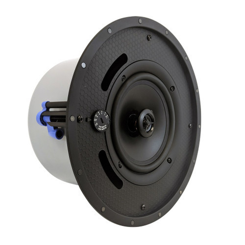 65 Coaxial Frameless Commercial Ceiling Speakers Single - 70V100V - 100W Max - UL2043 Plenum Rated FN-SPK-T6-FL