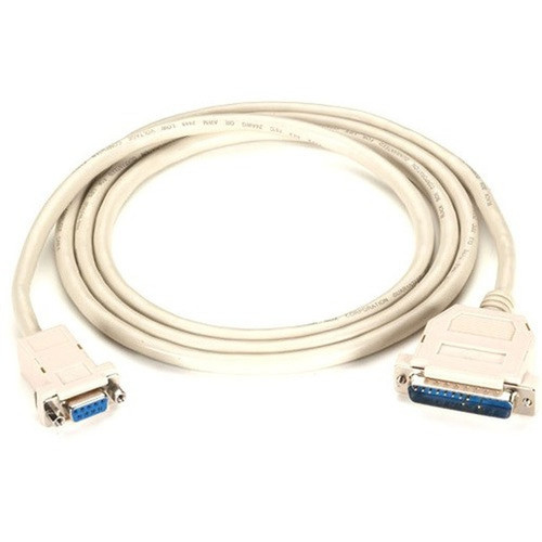 Black Box Premium Serial Data Transfer Cable - 50 ft Serial Data Transfer Cable for Modem Printer Peripheral Device PC - First End EVMTBMC-0050