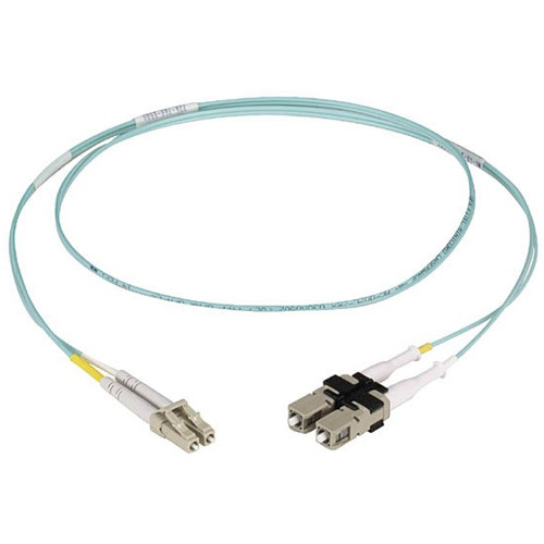 Black Box Duplex Fiber Optic Patch Cable - 9.8 ft Fiber Optic Network Cable - First End: 2 x LC Male Network - Second End: 2 x LC Male (Fleet Network)
