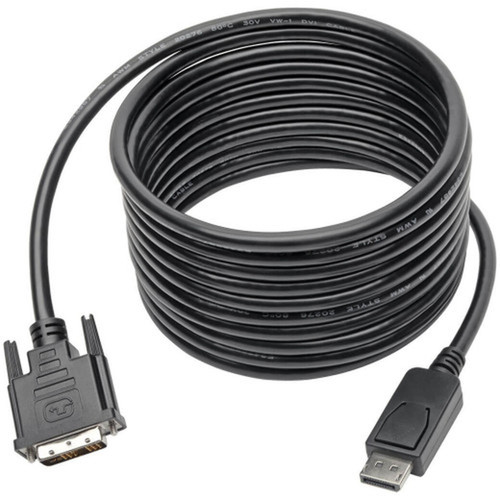 Tripp Lite P581-015 DisplayPortDVI-D Video Cable - 15 ft DisplayPortDVI-D Video Cable for Projector Ultrabook Monitor Notebook - P581-015