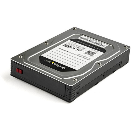 StarTechcom 25 to 35 Hard Drive Adapter - For SATA and SAS SSD  HDD - 25 to 35 Hard Drive Enclosure - 25 to 35 SSD Adapter - - 25SATSAS35HD