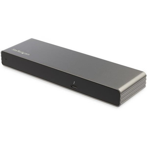 StarTechcom Dual 4K Monitor Thunderbolt 3 Dock with DisplayPort HDMI  VGA - 85W Power Delivery  Charging - Mac  Windows - Connect TB3DK2DHV