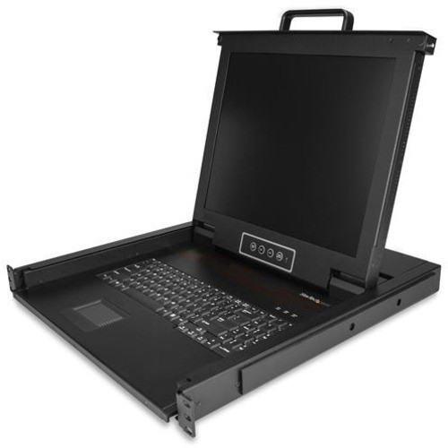 StarTech.com Rackmount KVM Console - Single-Port with 17-inch LCD Monitor - VGA KVM - Cable and Mounting Hardware Included - Connect - (Fleet Network)