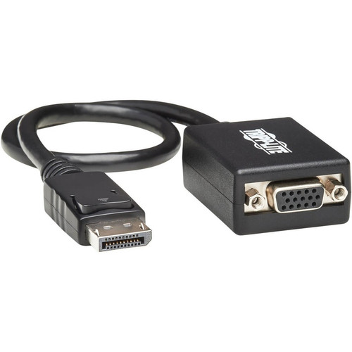 Tripp Lite DisplayPort to VGA Active Adapter - M/F, 1920 x 1200 (1080p), Black, 1 ft. - 1 ft DisplayPort/VGA Video Cable for Video TV (P134-001-VGA) P134-001-VGA Video Cable physical Tripp Lite Fleet Network Canada