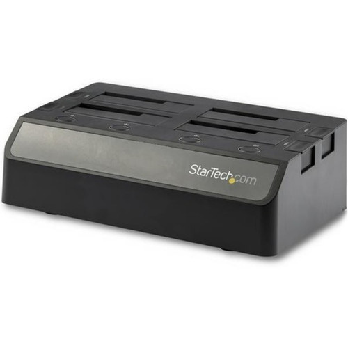 StarTechcom 4 Bay SATA HDD Docking Station - For 25  35in SSD  HDDs - USB 31 10Gbps - USB-C  USB-A - Hard Drive Docking - to SDOCK4U313