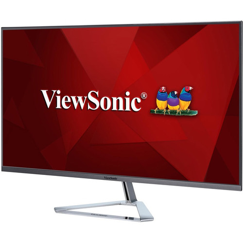 Viewsonic Ultra Slim VX3276-2K-MHD 32" WQHD LED LCD Monitor - 16:9 - Silver - 2560 x 1440 - 1.07 Billion Colors - 250 cd/m&#178; - 4 - (Fleet Network)