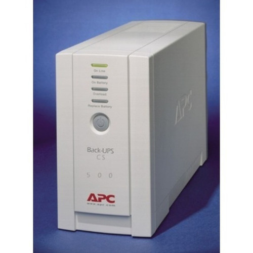APC Back-UPS CS 500 - 500VA300W - 24 Minute Full Load - 3 x IEC 320-C13 1 x IEC 320-C13 - BatterySurge-protected 2 BK500EI