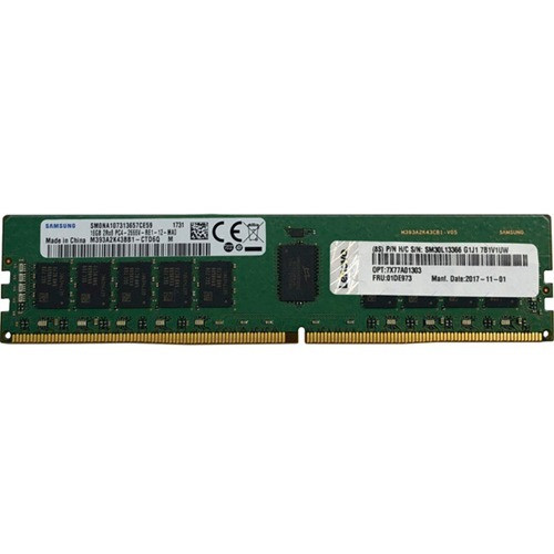 Lenovo 8GB TruDDR4 Memory Module - 8 GB - DDR4-2666/PC4-21333 TruDDR4 - 1.20 V - ECC - Unbuffered - 288-pin - DIMM (Fleet Network)