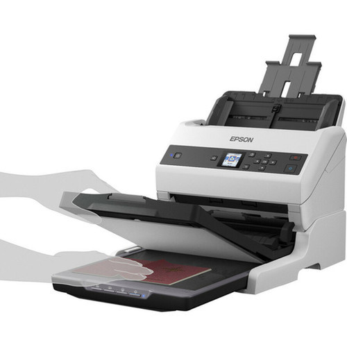 Epson WorkForce DS-970 Sheetfed Scanner - 600 dpi Optical - 30-bit Color - 30-bit Grayscale - 85 ppm Mono - 85 ppm Color - Duplex B11B251201