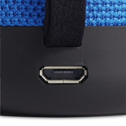 Verbatim Portable Bluetooth Speaker System - Blue - 100 Hz to 20 kHz - TrueWireless Stereo - Battery Rechargeable 70229