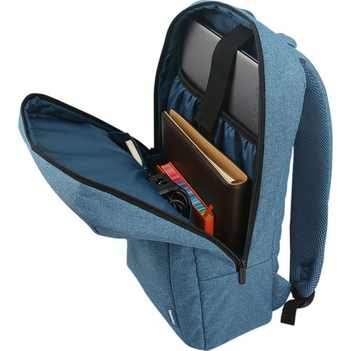 Lenovo B210 Carrying Case Backpack for 156 Notebook - Blue - Water Resistant Interior - Polyester Quilt Back Panel - Shoulder GX40Q17226