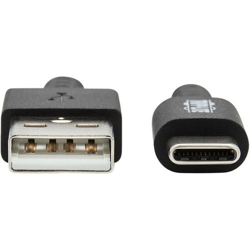 Tripp Lite U038-010-GY-MAX Heavy-Duty USB-A to USB-C Cable MM Gray 10 ft 3 m - 10 ft Data Transfer Cable for Smartphone Hard U038-010-GY-MAX