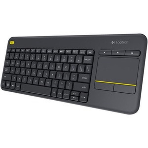 Logitech Wireless Touch Keyboard K400 Plus - Wireless Connectivity - RF - 3281 ft 10000 mm - 240 GHz - USB Interface - French - - 920-007121