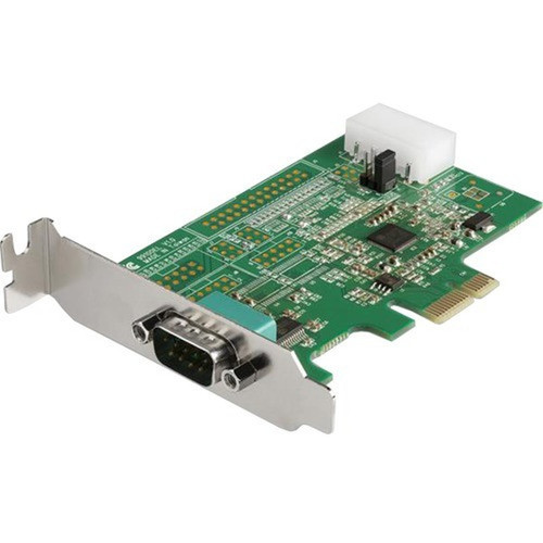 StarTechcom 1 Port RS232 Serial Adapter Card with 16950 UART - PCIe to Serial Adapter - Supports transfer rates up to 9214Kbps - and PEX1S953LP