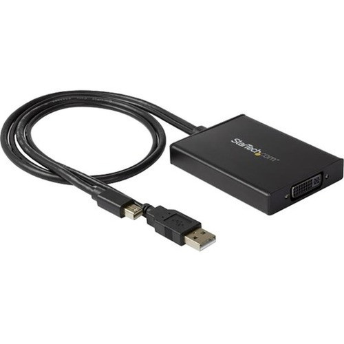 StarTechcom Mini DisplayPort to Dual-Link DVI Adapter - Dual-Link Connectivity - USB Powered - DVI Active Display Converter - with  MDP2DVID2