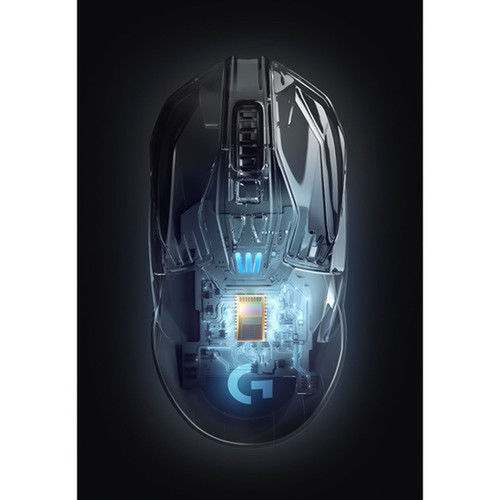 Logitech G903 LIGHTSPEED Wireless Gaming Mouse - PMW3366 - CableWireless - Radio Frequency - Black - USB - 12000 dpi - Scroll Wheel - 910-005670