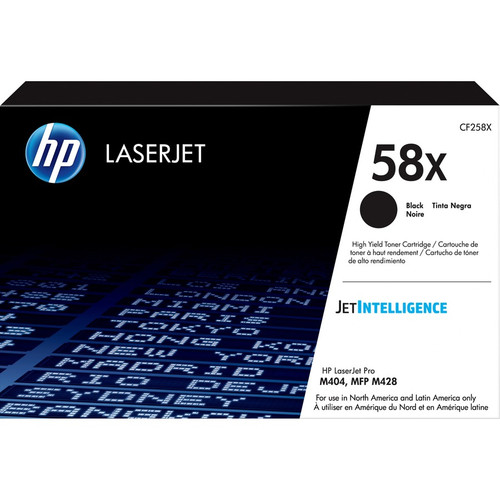 HP 58X (CF258X) Toner Cartridge - Black - Laser - High Yield - 10000 Pages - 1 Each (Fleet Network)