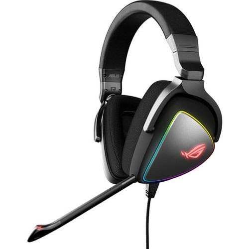 Asus ROG Delta Headset - Stereo - USB Type C - Wired - 32 Ohm - 20 Hz - 40 kHz - Over-the-head - Binaural - Circumaural - 49 ft Cable ROG DELTA