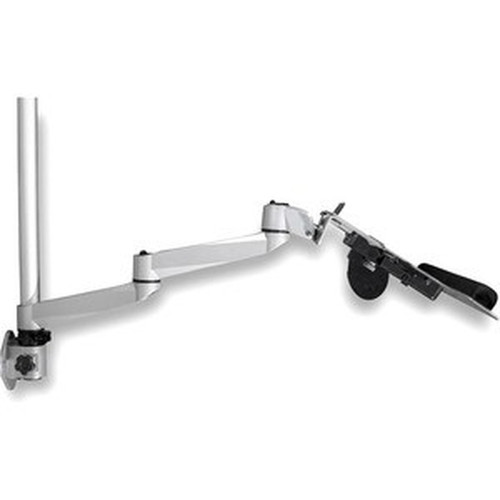 StarTechcom Wall Mounted Computer Workstation - Premium - Articulating Dual Monitor Arm - Keyboard Arm - Wall Mount Sit Stand Desk - WALLSTSI2