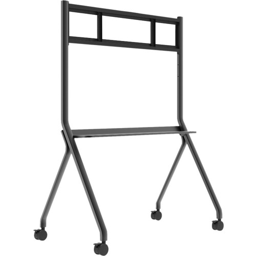 Viewsonic VB-STND-005 - VB-STND-005 slim trolley cart - Up to 55" Screen Support - 99.79 kg Load Capacity - 62.90" (1597.66 mm) Height (Fleet Network)