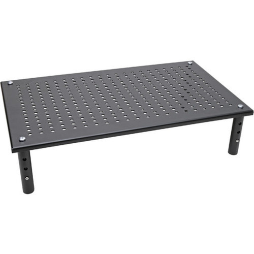 Tripp Lite Monitor Riser for Desk 18 x 11 in - Height Adjustable Metal Black - 20 kg Load Capacity - 430 10922 mm Height x x MR1812M