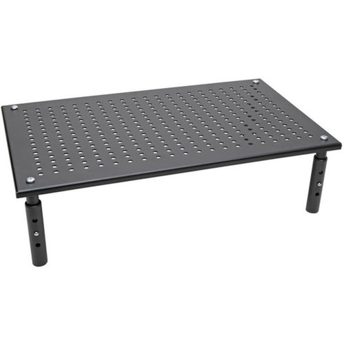 Tripp Lite Monitor Riser for Desk 18 x 11 in - Height Adjustable Metal Black - 20 kg Load Capacity - 430 10922 mm Height x x MR1812M