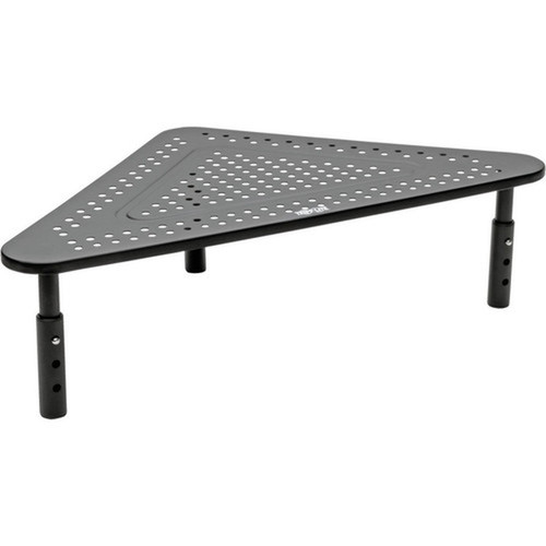Tripp Lite Monitor Riser for Desk 12 x 20 in - Height Adjustable Corner Metal Black - 20 kg Load Capacity - 1161 295 mm x mm MR1220M